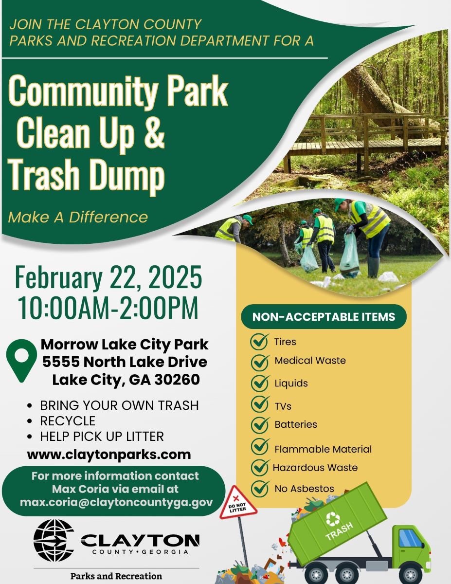 Community Clean Up and Trash Dump January 2025