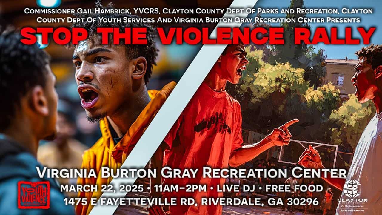 Stop the Violence Rally Flyer